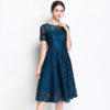 Elegant lace embroidery Vestidos Plus size party Dress - Image 2