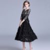 Elegant lace office work midi dress - Image 6