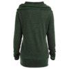 Elk Deer Print Cowl Neck Pullover Sweatshirt - Image 3