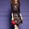 Embroidery Elegant Party Short dress