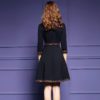 Embroidery Elegant Party Short dress - Image 4