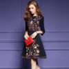 Embroidery Elegant Party Short dress - Image 6