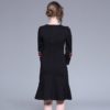 Embroidery evening party Floral Vintage short dress - Image 5