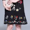 Embroidery evening party Floral Vintage short dress - Image 6
