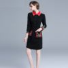 Embroidery evening party Vintage mini dress - Image 4