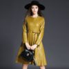 Evening party fur Leather short party Dress - Image 5