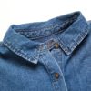 Oversize Long Loose Casual 3/4 Length Sleeve Denim Fancy Shirt - Image 3