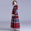 Fashion Bow Pleated Maxi dress - Image 5