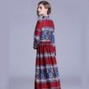 Fashion Bow Pleated Maxi dress - Image 6