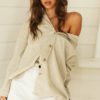 Fashion Long Sleeve Button Casual Shirt - Image 2