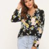 Fashion Turn-down Collar Long Sleeve Blouse - Image 2