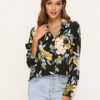 Fashion Turn-down Collar Long Sleeve Blouse - Image 3