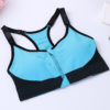 Front Zipper Shockproof Race Back Professional Training Padded Sports Bra - Image 8