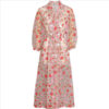 High Quality Mesh Flowers Embroidery Dress - Image 5