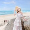 Hollow Out Tiered Ruffles Party Dress - Image 5