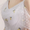 Homecoming Flowers Straps Tea Length Cocktail Party Dress - Image 7