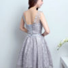 Homecoming Lace Short Bow Sash Cocktail Party Dress - Image 5