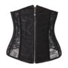 Lace Front Zipper Underbust Warmth Waist Corset Bustiers - Image 7