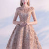 Lace Homecoming Short Prom Knee Length Party Dress - Image 2