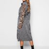 Leopard Patchwork Long Party Dress - Image 3
