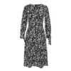 Leopard Print Elegant Bow Plus Size Dress - Image 4
