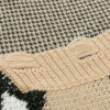Leopard Print Bat Sleeve V-Neck Tassel Pullover Sweater - Image 7