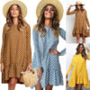 Long Sleeve Beach Mini Casual Boho Dress - Image 2