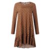 Long Sleeve Beach Mini Casual Boho Dress - Image 9