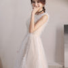 Long Tulle Sleeveless Floor Length Prom Dress - Image 6