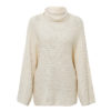 Casual Loose Oversize Striped Street-wear turtleneck knitted sweater - Image 4