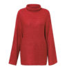 Casual Loose Oversize Striped Street-wear turtleneck knitted sweater - Image 8