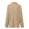 Casual Loose Oversize Striped Street-wear turtleneck knitted sweater - Image 7