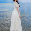 Maxi Short Sleeve Floral Tiered Long Dress - Image 3