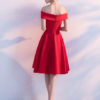 Off The Shoulder Short Homecoming Dress Knee Length Party Dress - Image 6