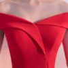 Off The Shoulder Short Homecoming Dress Knee Length Party Dress - Image 8