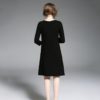 Office lady elegant Cotton short dress - Image 4