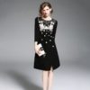 Office lady elegant Cotton short dress - Image 5