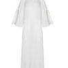 Plunging Boho Knotted Cold Shoulder Dress - Image 8