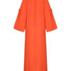 Plunging Boho Knotted Cold Shoulder Dress - Image 7