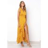 Plus Size Dot Sleeveless V Neck Ruffles Dress - Image 5