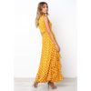 Plus Size Dot Sleeveless V Neck Ruffles Dress - Image 6