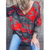 Plus Size Long Sleeve V-neck Loose Streetwear Elegant Shirt - Image 5