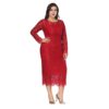 Plus size Elegant lace bodycon party dress - Image 6