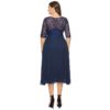 Plus size casual party midi dress - Image 6