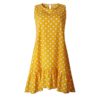 Polka Dot Ruffles O Neck Sexy Dress - Image 10