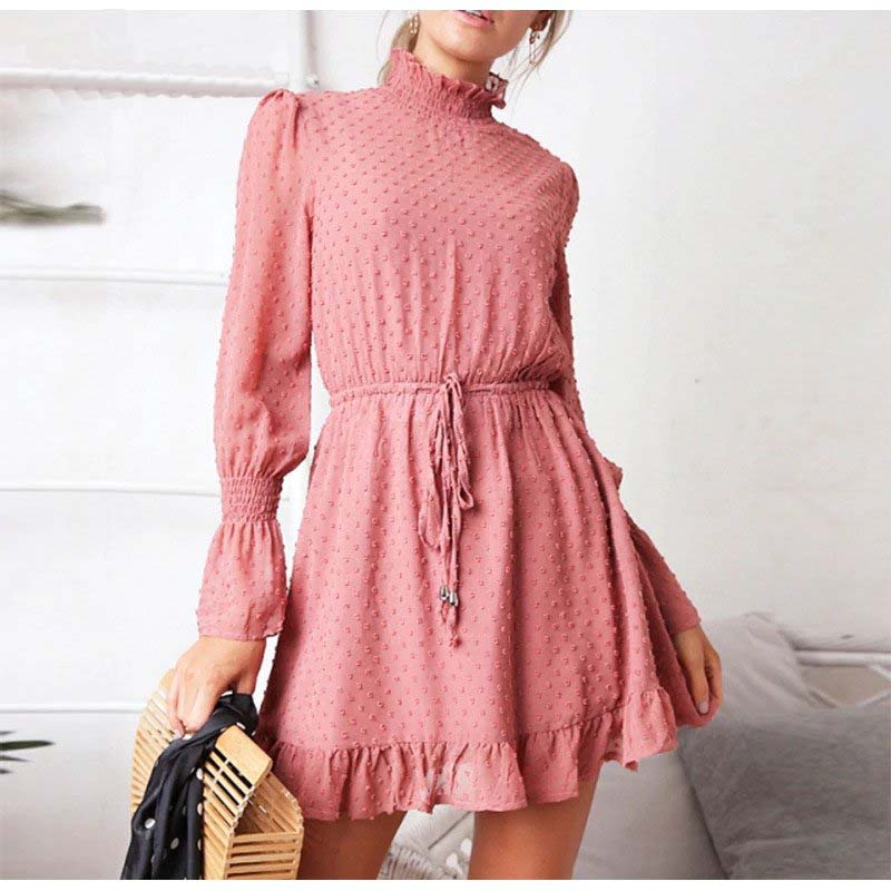Ruffle Beach Mini Elegant Casual Mesh Dress