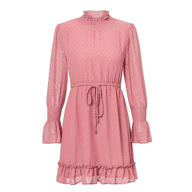 Ruffle Beach Mini Elegant Casual Mesh Dress - Image 15