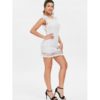 Scoop Collar Sleeveless See-Through Crochet Tunic - Image 4