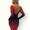 Sexy Bodycon Long Sleeve Party Dress - Image 5