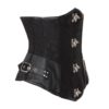 Sexy Clasp Fasteners Punk Black Corset - Image 2